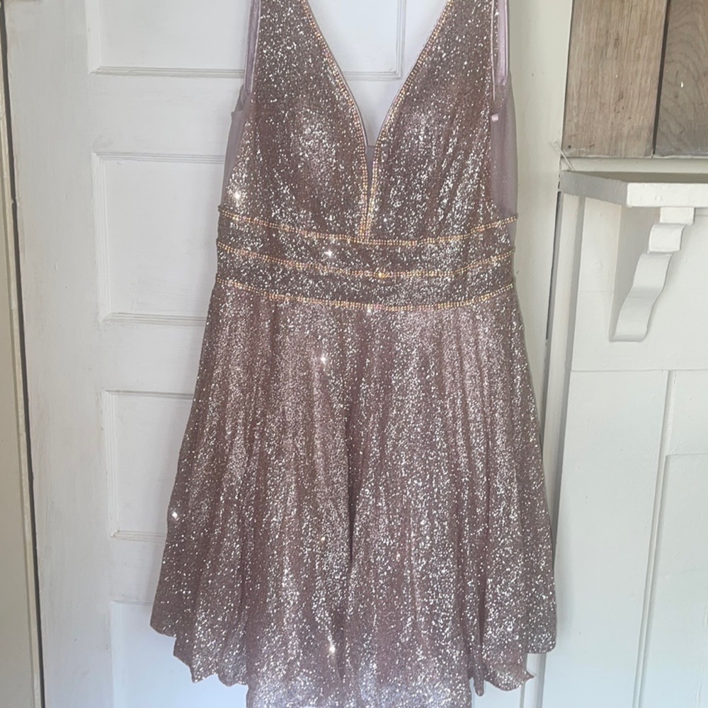 Rose gold dress
